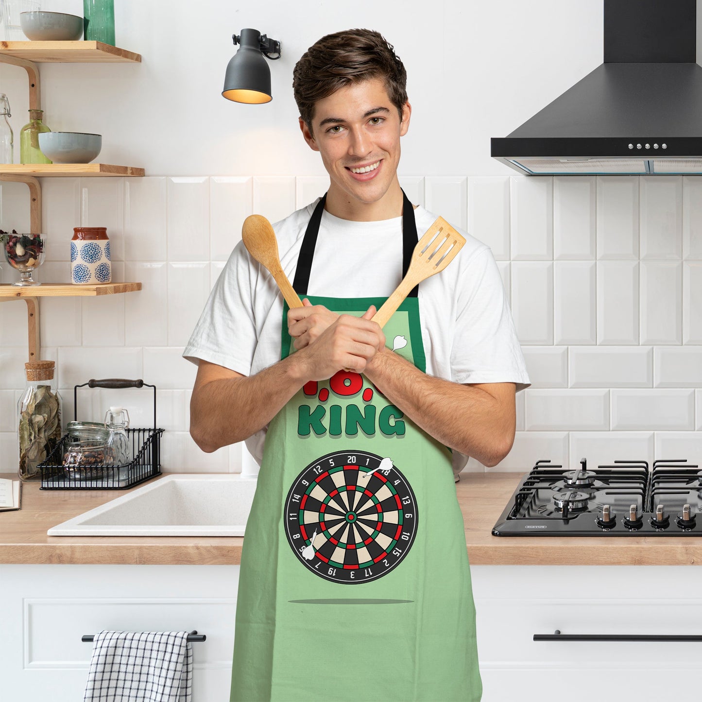 1,8,0 Darts King -  Adult Apron